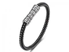 HY Wholesale Leather Bracelets Jewelry Popular Leather Bracelets-HY0134B614
