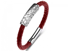 HY Wholesale Leather Bracelets Jewelry Popular Leather Bracelets-HY0134B082