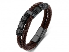 HY Wholesale Leather Bracelets Jewelry Popular Leather Bracelets-HY0134B163