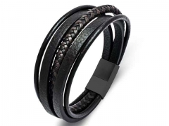 HY Wholesale Leather Bracelets Jewelry Popular Leather Bracelets-HY0134B098