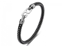 HY Wholesale Leather Bracelets Jewelry Popular Leather Bracelets-HY0134B061