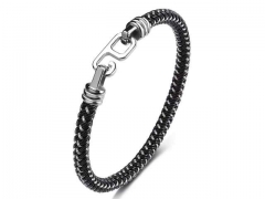 HY Wholesale Leather Bracelets Jewelry Popular Leather Bracelets-HY0134B866