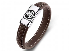 HY Wholesale Leather Bracelets Jewelry Popular Leather Bracelets-HY0134B680