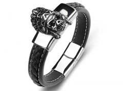 HY Wholesale Leather Bracelets Jewelry Popular Leather Bracelets-HY0134B435