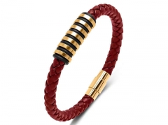 HY Wholesale Leather Bracelets Jewelry Popular Leather Bracelets-HY0134B741