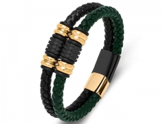 HY Wholesale Leather Bracelets Jewelry Popular Leather Bracelets-HY0134B193