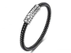 HY Wholesale Leather Bracelets Jewelry Popular Leather Bracelets-HY0134B883