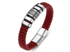 HY Wholesale Leather Bracelets Jewelry Popular Leather Bracelets-HY0134B029
