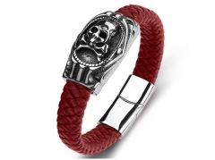 HY Wholesale Leather Bracelets Jewelry Popular Leather Bracelets-HY0134B1069