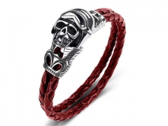 HY Wholesale Leather Bracelets Jewelry Popular Leather Bracelets-HY0134B923