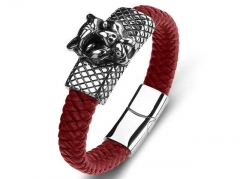HY Wholesale Leather Bracelets Jewelry Popular Leather Bracelets-HY0134B1040