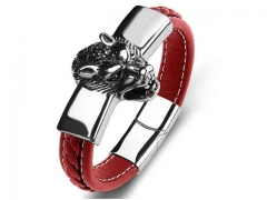 HY Wholesale Leather Bracelets Jewelry Popular Leather Bracelets-HY0134B980