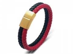 HY Wholesale Leather Bracelets Jewelry Popular Leather Bracelets-HY0134B576