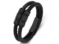 HY Wholesale Leather Bracelets Jewelry Popular Leather Bracelets-HY0134B176