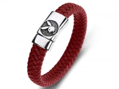 HY Wholesale Leather Bracelets Jewelry Popular Leather Bracelets-HY0134B1103