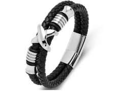 HY Wholesale Leather Bracelets Jewelry Popular Leather Bracelets-HY0134B471