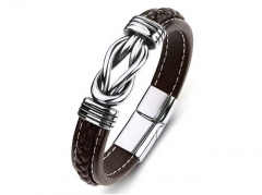 HY Wholesale Leather Bracelets Jewelry Popular Leather Bracelets-HY0134B012