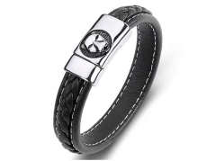 HY Wholesale Leather Bracelets Jewelry Popular Leather Bracelets-HY0134B1099