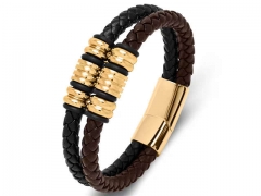 HY Wholesale Leather Bracelets Jewelry Popular Leather Bracelets-HY0134B172