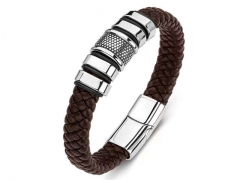 HY Wholesale Leather Bracelets Jewelry Popular Leather Bracelets-HY0134B028