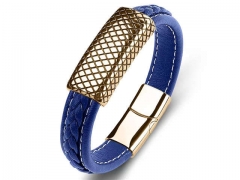 HY Wholesale Leather Bracelets Jewelry Popular Leather Bracelets-HY0134B235