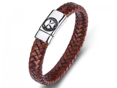 HY Wholesale Leather Bracelets Jewelry Popular Leather Bracelets-HY0134B1094