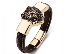 HY Wholesale Leather Bracelets Jewelry Popular Leather Bracelets-HY0134B403