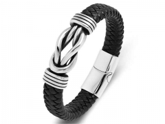 HY Wholesale Leather Bracelets Jewelry Popular Leather Bracelets-HY0134B022