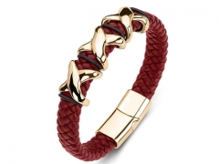 HY Wholesale Leather Bracelets Jewelry Popular Leather Bracelets-HY0134B124