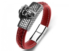 HY Wholesale Leather Bracelets Jewelry Popular Leather Bracelets-HY0134B114