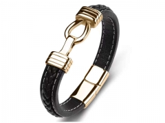 HY Wholesale Leather Bracelets Jewelry Popular Leather Bracelets-HY0134B599