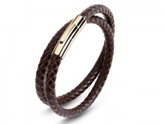 HY Wholesale Leather Bracelets Jewelry Popular Leather Bracelets-HY0134B518