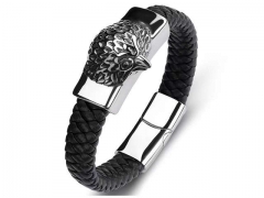 HY Wholesale Leather Bracelets Jewelry Popular Leather Bracelets-HY0134B1023