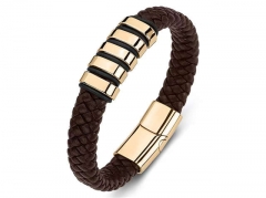 HY Wholesale Leather Bracelets Jewelry Popular Leather Bracelets-HY0134B444