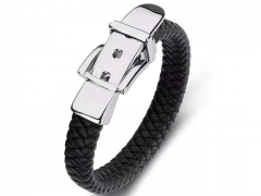 HY Wholesale Leather Bracelets Jewelry Popular Leather Bracelets-HY0134B347