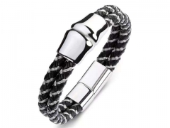 HY Wholesale Leather Bracelets Jewelry Popular Leather Bracelets-HY0134B264