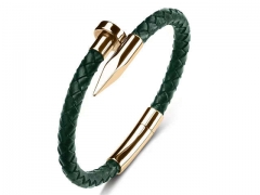 HY Wholesale Leather Bracelets Jewelry Popular Leather Bracelets-HY0134B088