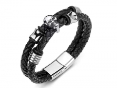 HY Wholesale Leather Bracelets Jewelry Popular Leather Bracelets-HY0134B550