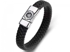 HY Wholesale Leather Bracelets Jewelry Popular Leather Bracelets-HY0134B525