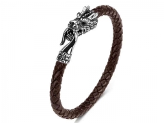 HY Wholesale Leather Bracelets Jewelry Popular Leather Bracelets-HY0134B840
