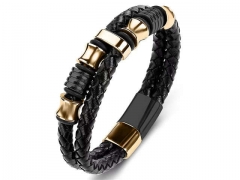HY Wholesale Leather Bracelets Jewelry Popular Leather Bracelets-HY0134B204