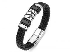HY Wholesale Leather Bracelets Jewelry Popular Leather Bracelets-HY0134B286