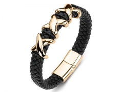 HY Wholesale Leather Bracelets Jewelry Popular Leather Bracelets-HY0134B118