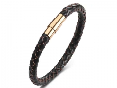 HY Wholesale Leather Bracelets Jewelry Popular Leather Bracelets-HY0134B487