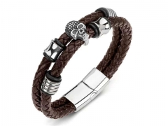 HY Wholesale Leather Bracelets Jewelry Popular Leather Bracelets-HY0134B496