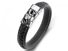 HY Wholesale Leather Bracelets Jewelry Popular Leather Bracelets-HY0134B781