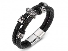 HY Wholesale Leather Bracelets Jewelry Popular Leather Bracelets-HY0134B532