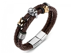 HY Wholesale Leather Bracelets Jewelry Popular Leather Bracelets-HY0134B635