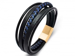 HY Wholesale Leather Bracelets Jewelry Popular Leather Bracelets-HY0134B094