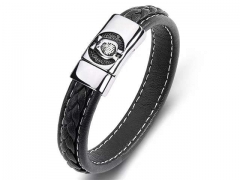 HY Wholesale Leather Bracelets Jewelry Popular Leather Bracelets-HY0134B804